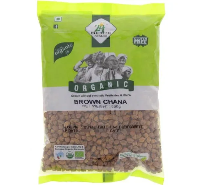 24 Mantra Organic Brown Chana 500 g