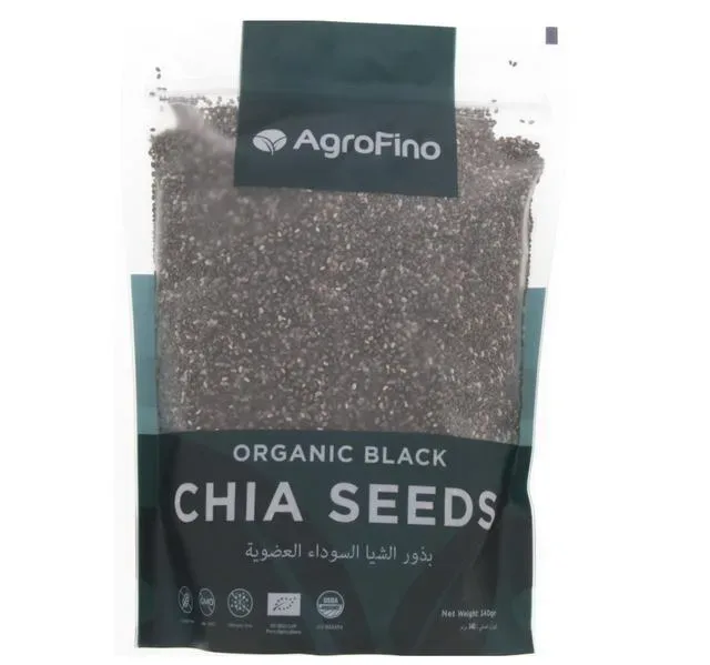 Agrofino Organic Black Chia Seeds 340 g
